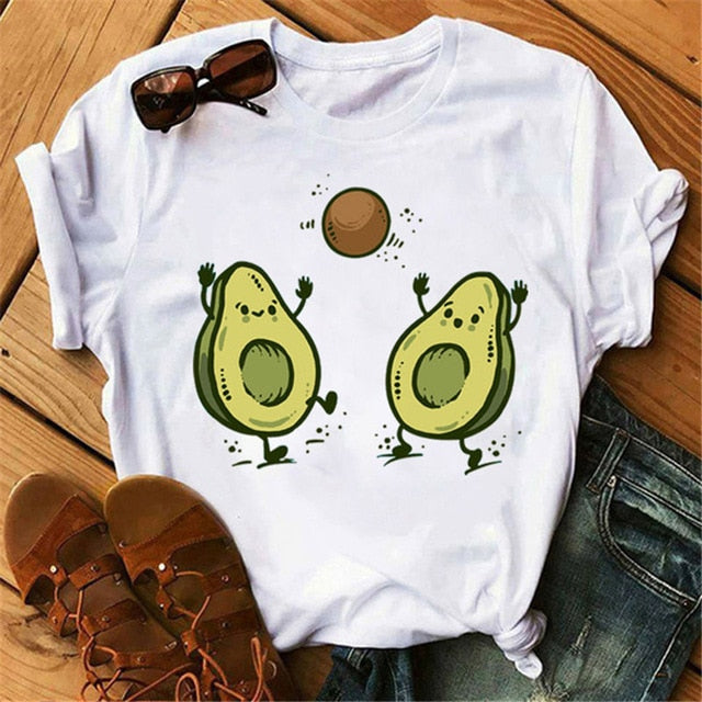 Ladies Avocado Casual T Shirt