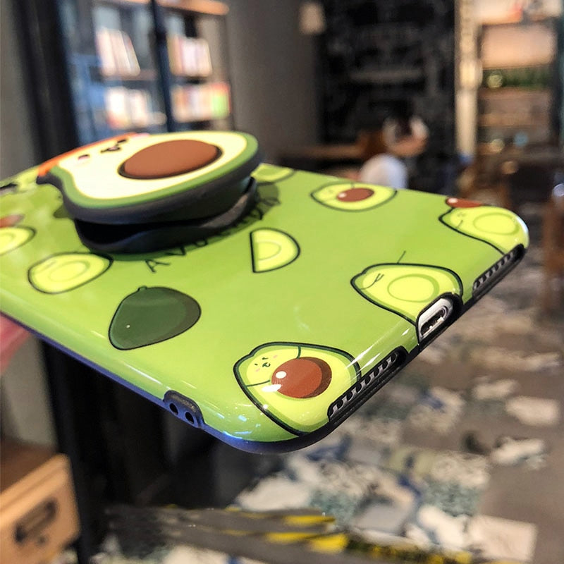 Avocado Silicone Phone Case for iphone