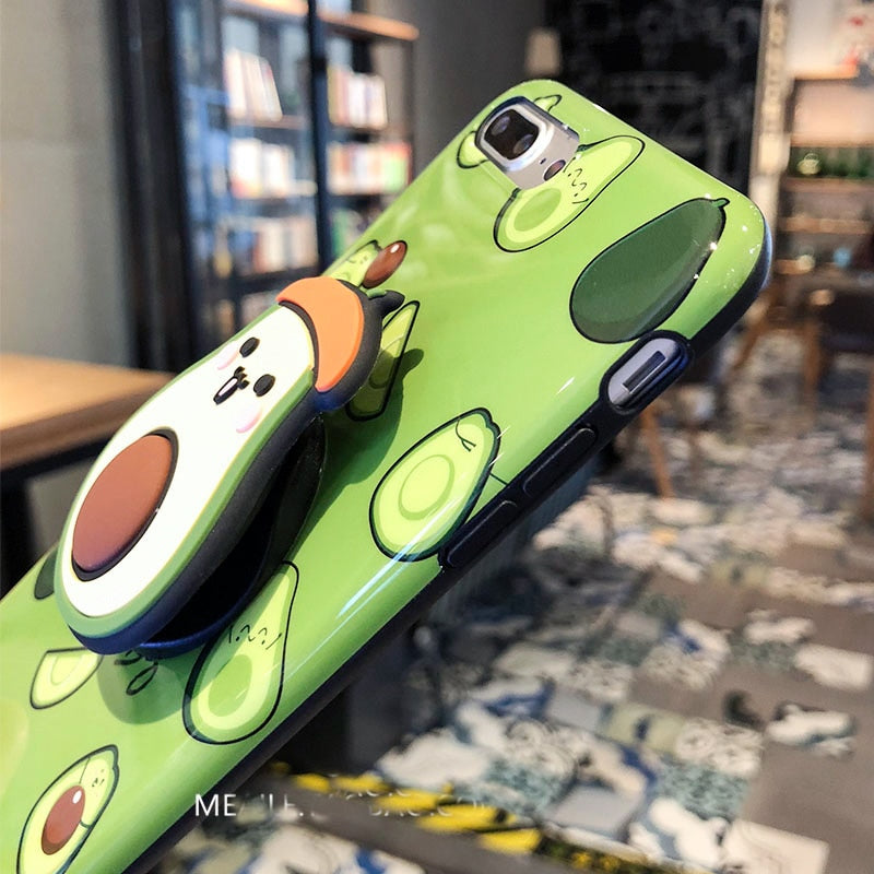 Avocado Silicone Phone Case for iphone