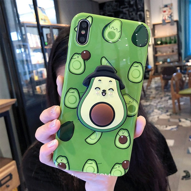 Avocado Silicone Phone Case for iphone