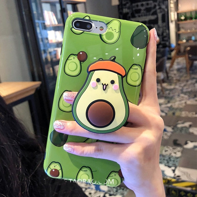 Avocado Silicone Phone Case for iphone - Main Image
