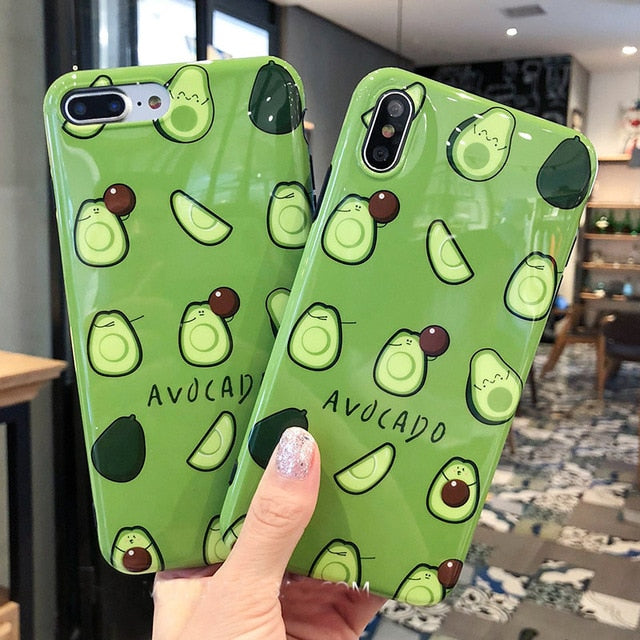 Avocado Silicone Phone Case for iphone