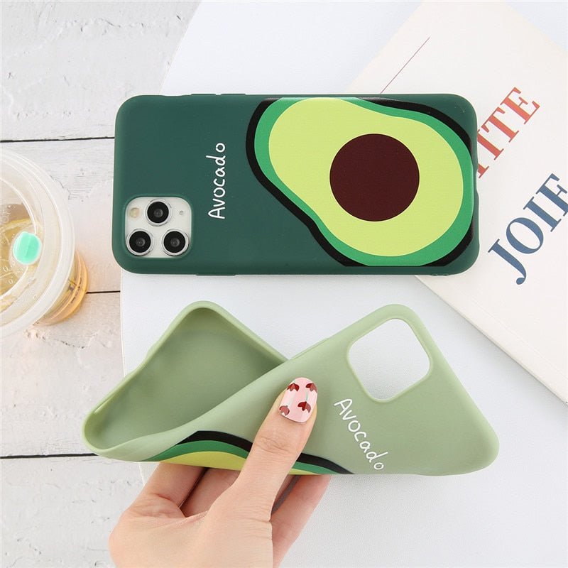 Cute Avocado Phone Case For iPhone