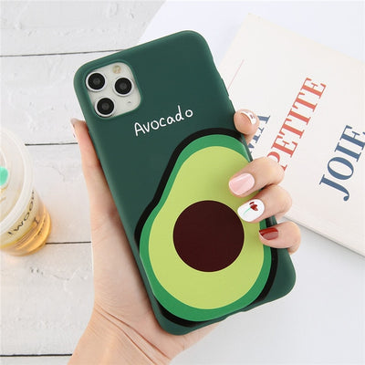 Cute Avocado Phone Case For iPhone