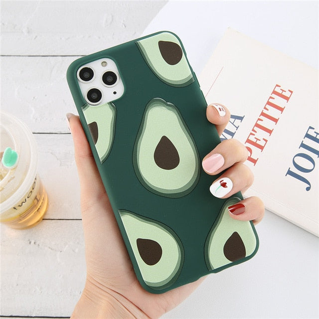 Cute Avocado Phone Case For iPhone