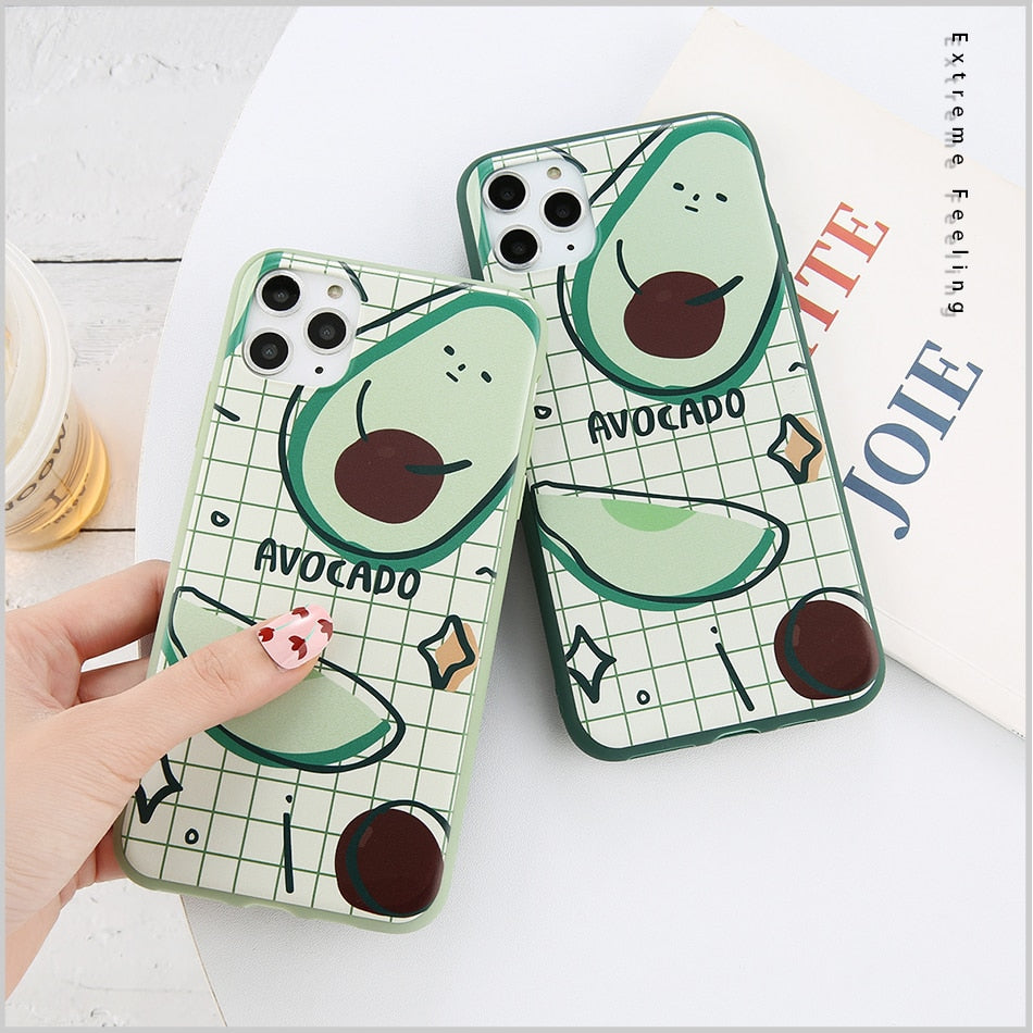 Cute Avocado Phone Case For iPhone