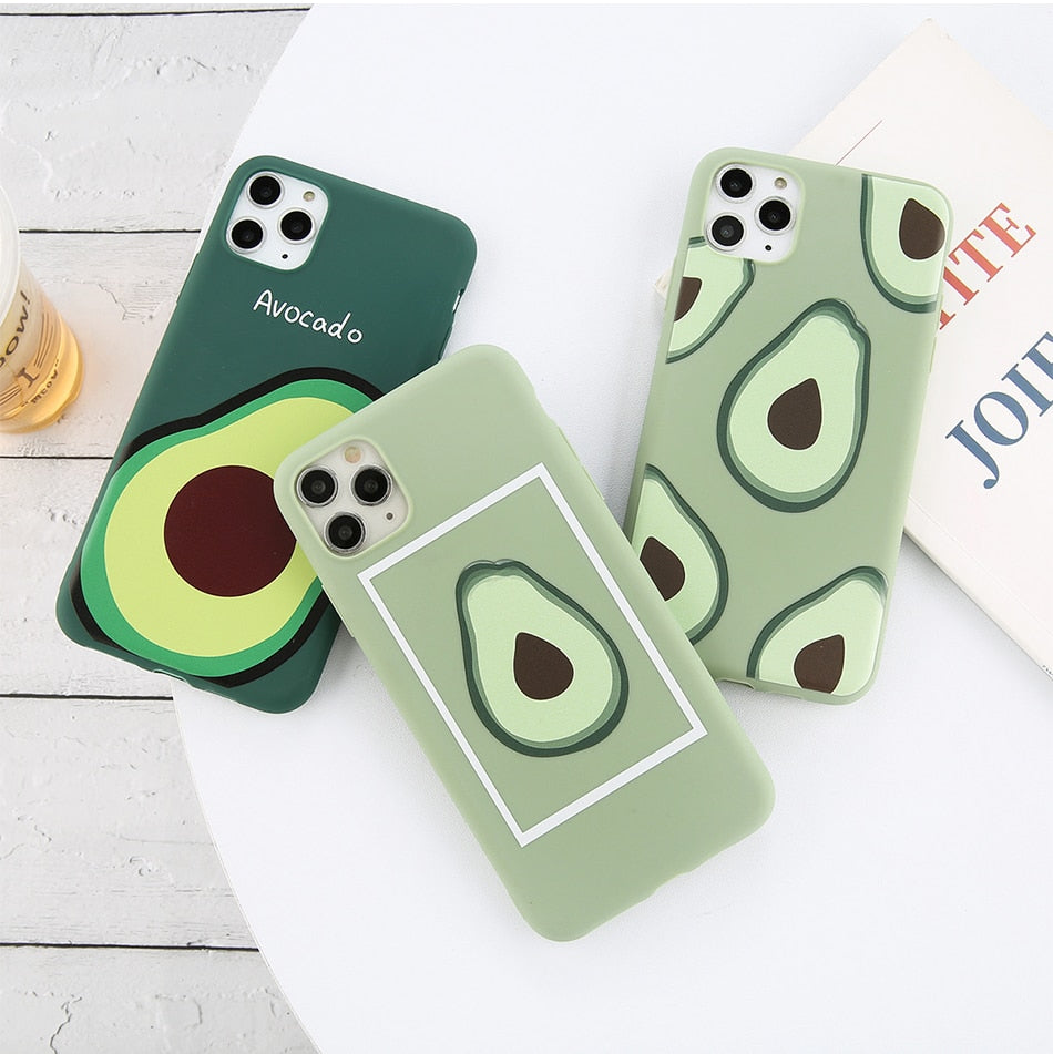 Cute Avocado Phone Case For iPhone
