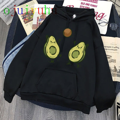 Avocado Kawaii Hoodies for Women avocado plush store