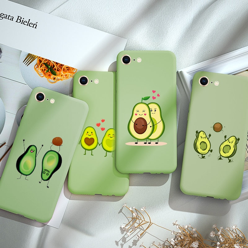 iphone kawaii Avocado Phone Case