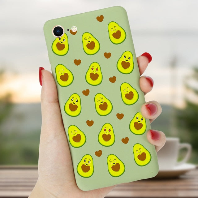 iphone kawaii Avocado Phone Case