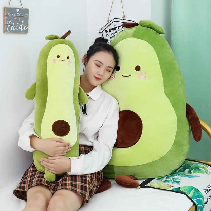 Peluche Avocado Kawaii Da 20 Cm. Morbido, Simpatico E Anti-stress! Questo Cuscino A Forma Di Frutto è Perfetto Come Regalo Per Amici, Famiglia O Bambini. Abbraccialo E Sorridi, La Felicità è Un Piccolo Avocado!