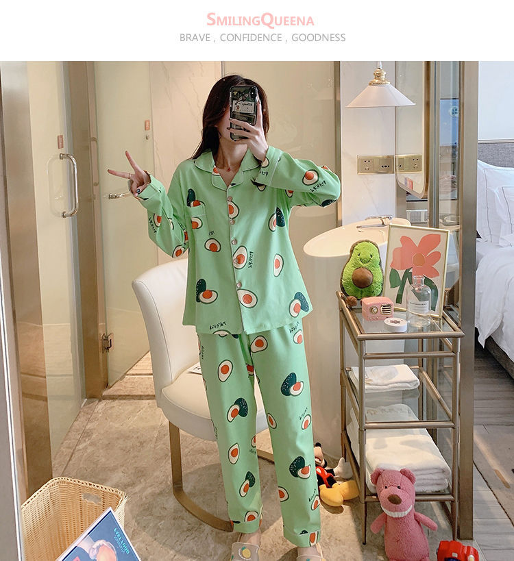 Kawaii Pajamas for Women Cotton Pyjamas